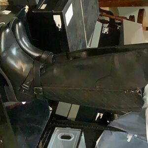 #194 GBC Woman’s Black Leather  knee Boots Sz 8.5M NWOT